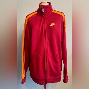 Nike - zip up sweater/ track jacket Size Large